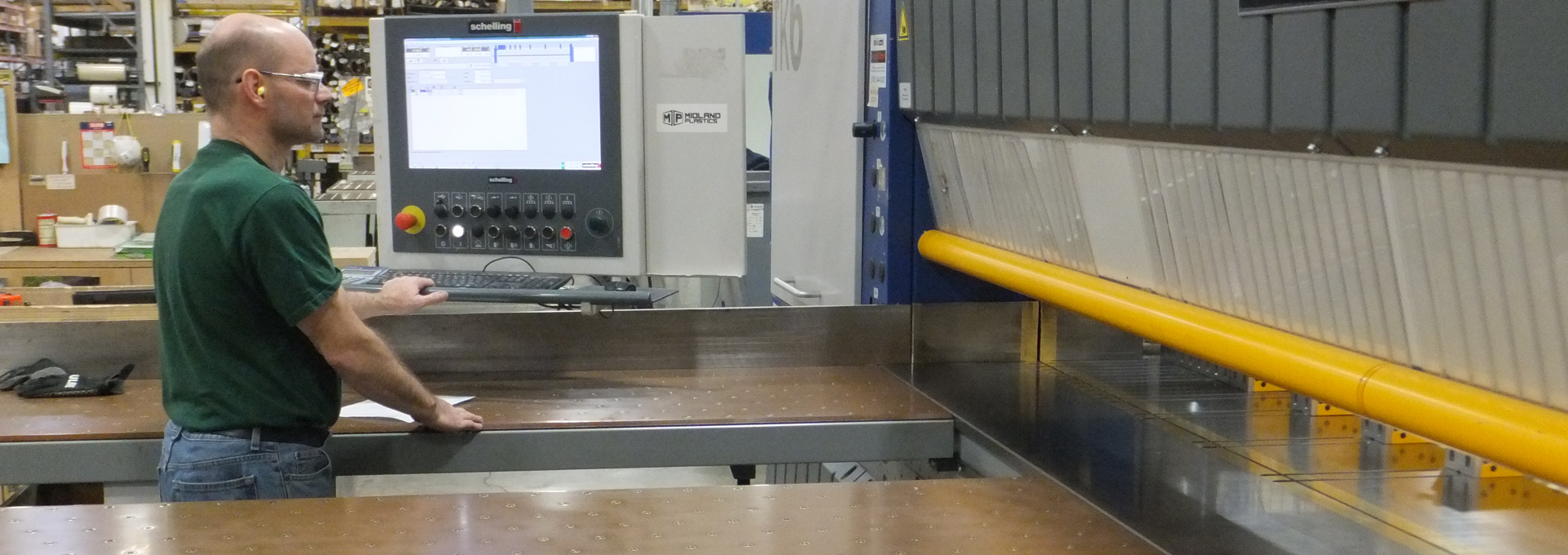 Midland Plastics cnc sawing